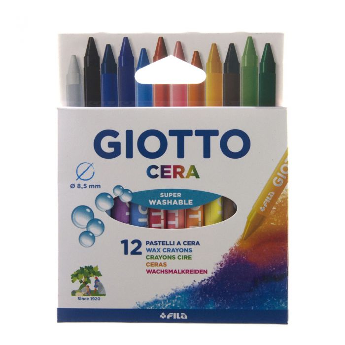 Pastelli a cera Giotto 12 colori